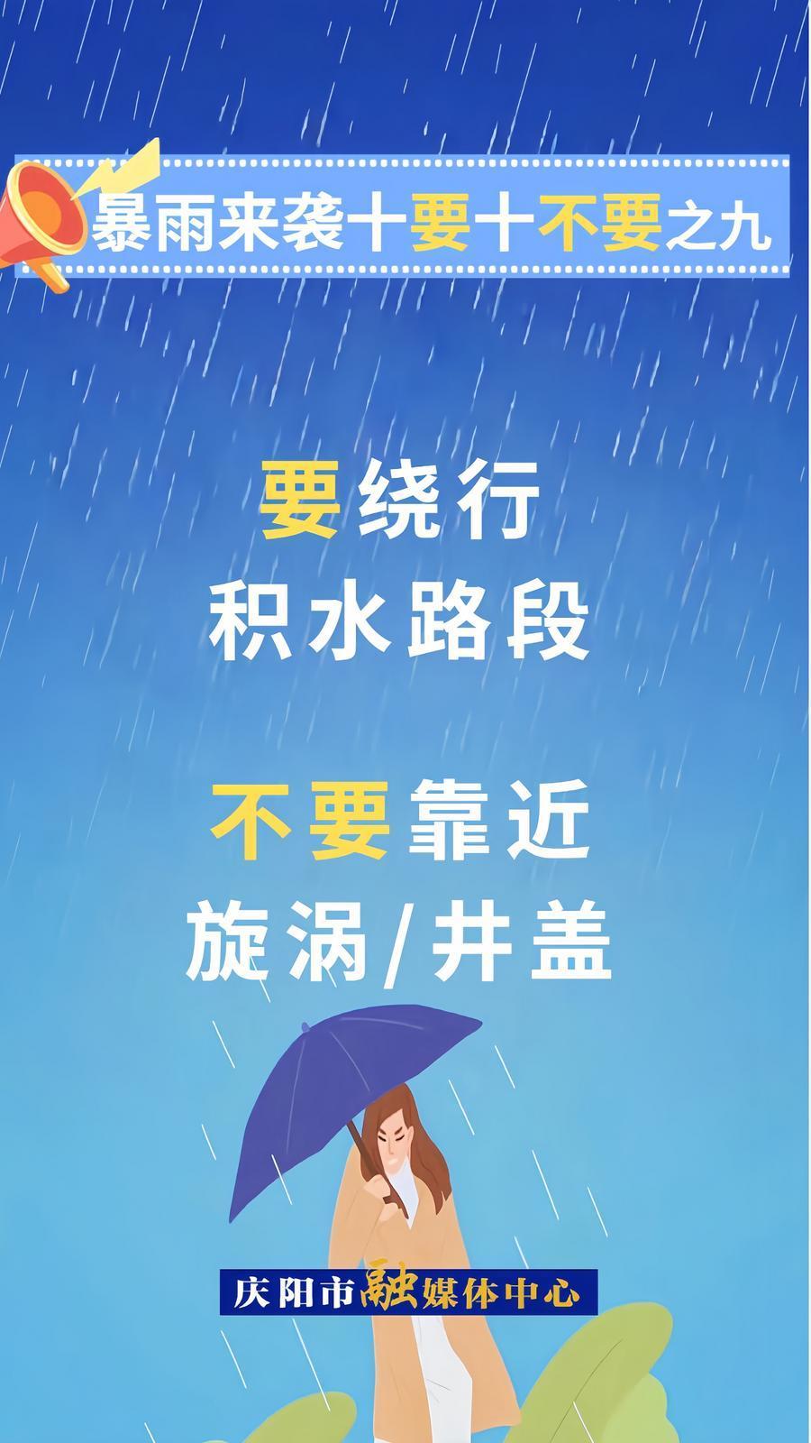 微海報(bào)︱暴雨來(lái)襲十要十不要⑨